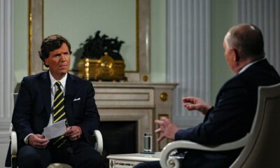 Turker Carlson with President V. Putin