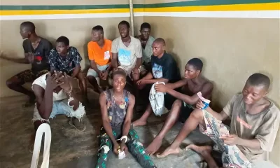 EFCC and arrested individuals