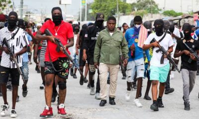 Haitians in protest