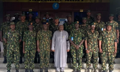 Minister of Defence, Alhaji Muhammed Badaru Abubakar - soldiers