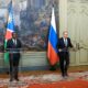 Namibia's Peya Mushelenga and Sergey Lavrov, March 2024