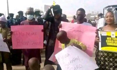 Protest and pensioners