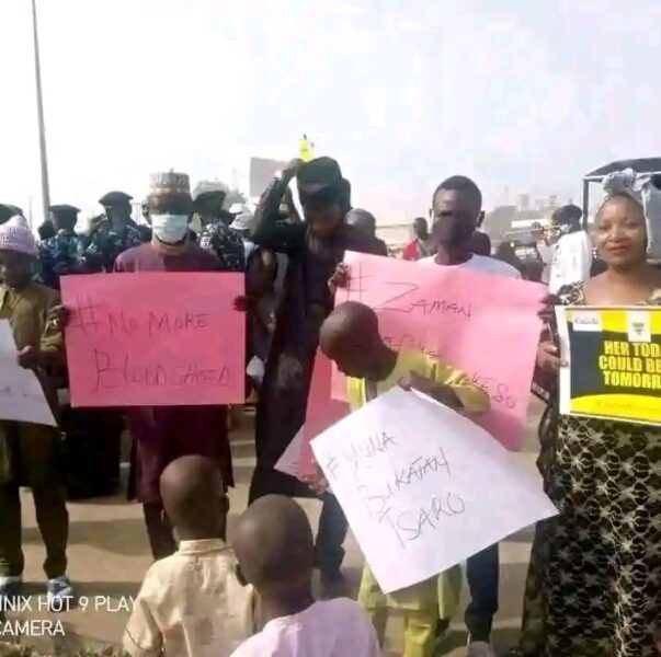 Protest and pensioners