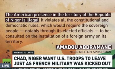 Niger and Chad ask US to leave