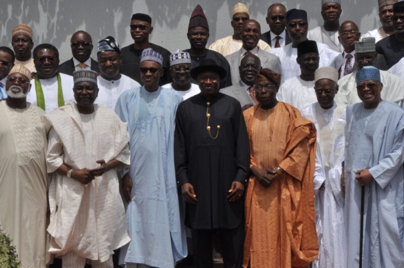 GEJ and his cabinet