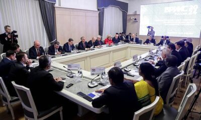 BRICS parliamentary leaders at the State Duma, April 2024