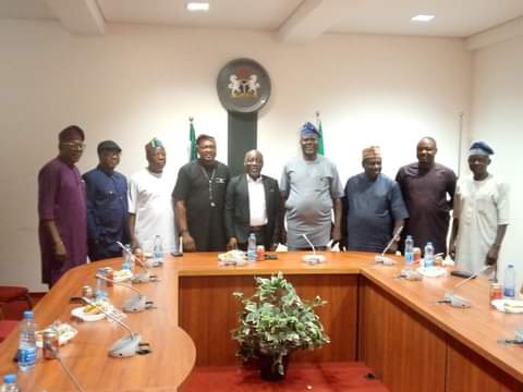 Benue Assembly PDP members and Abba Moro