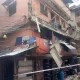 Collapsed building in Lagos
