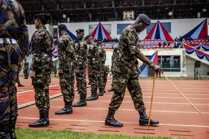 Kenyan army, military