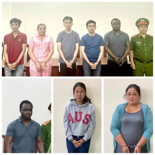 Nigerian man, Vietnamese wife arrested in Vietnam for money laundering