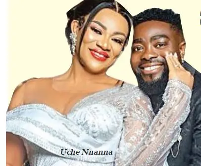 Uche Nnanna and her hubby Richard Maduka