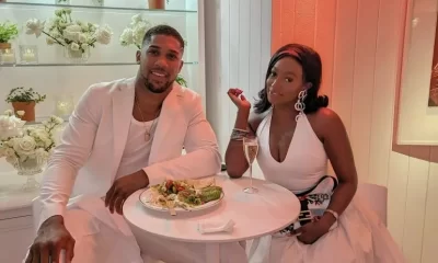 Anthony Joshua and DJ Cuppy