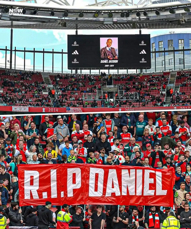 Arsenal honours Daniel-Anjorin