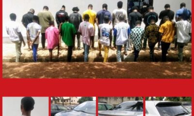 Yahoo boys arrested by EFCC in Enugu