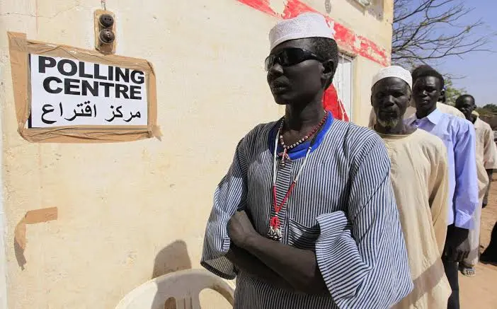 Election Polling center in Chad