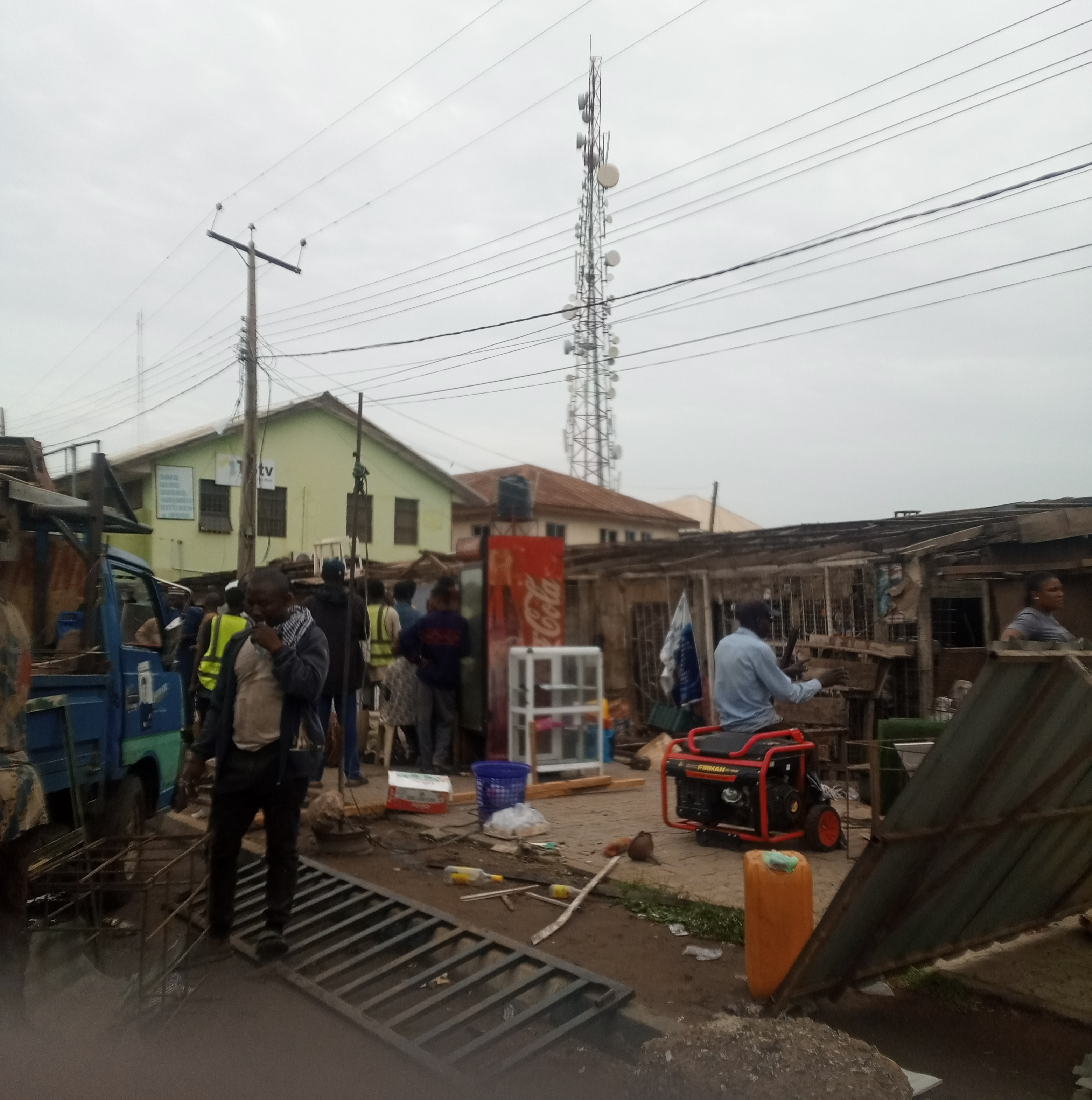Shop demolition in Ilorin