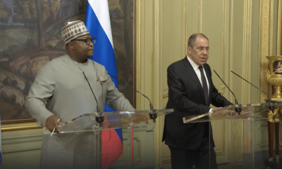 Sierra Leonean FM Timothy Kabba and FM Sergey Lavrov. May 7, 2024