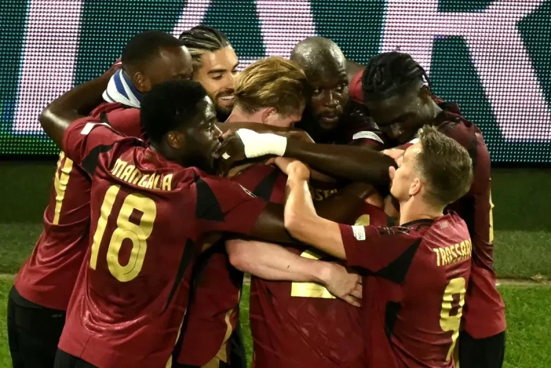 Belgium team at Euro 2024