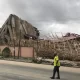 Collapsed building in Onitsha