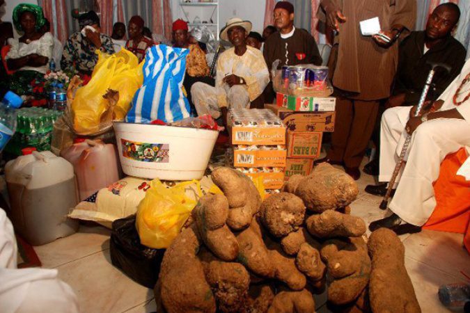 Paying women dowry during marriage