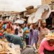 Poor Nigerians in the market