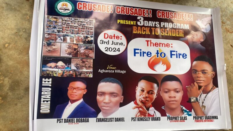 Ebonyi state crusade