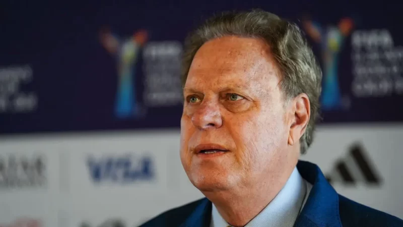 Colombian Football Federation president Ramon Jesurun