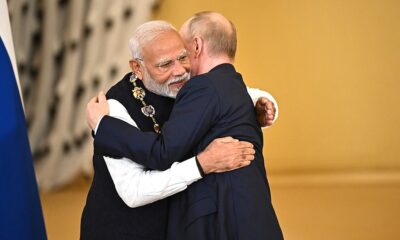 Indian Prime Minister Narendra Modi and Russian President Vladimir Putin, July 8-9, 2024