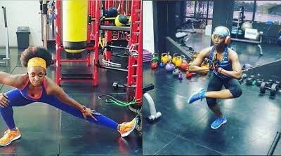 Kate Henshaw In The Gym