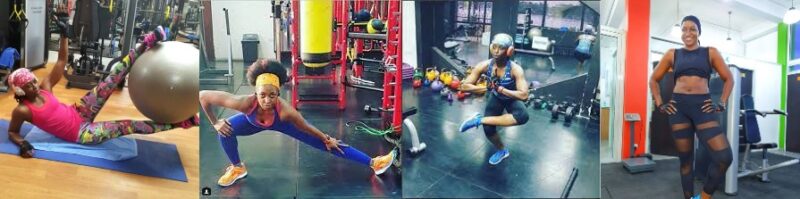 Kate Henshaw In The Gym