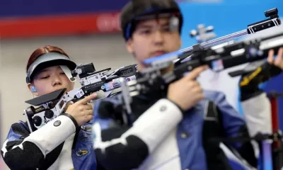 Kazakhstan-duo-Alexandra-Le-and-Islam-Satpayev__ShootingOlyParis2024-2