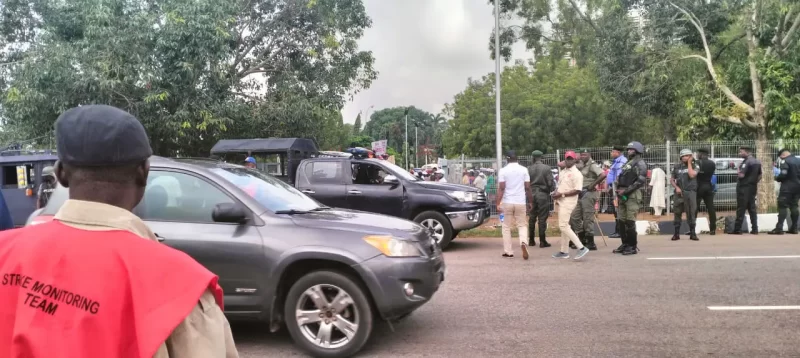 Police block SSANU, NASU protest in Abuja over four months withheld salaries