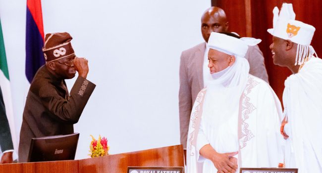 Tinubu and Traditional Rulers