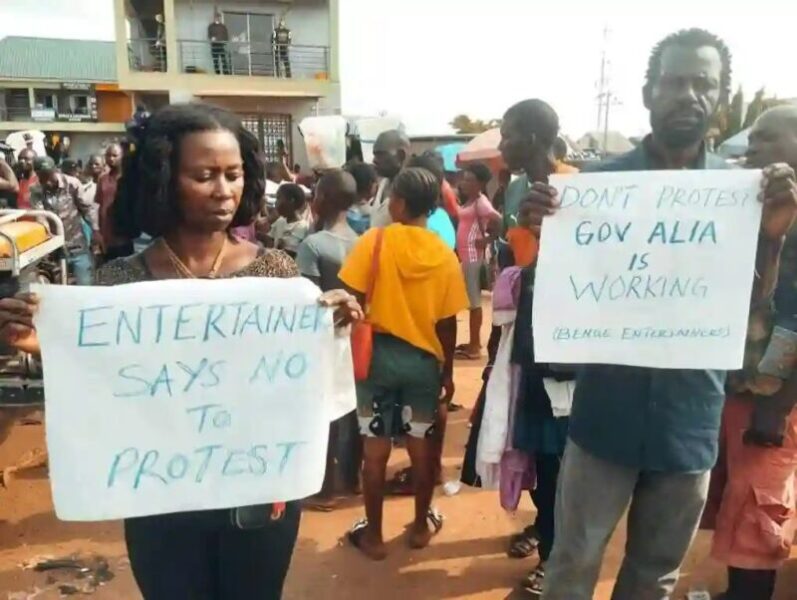 August protest in Benue state Nigeria