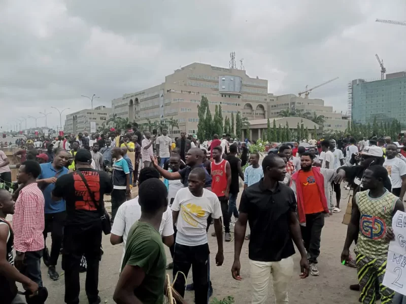 Protest and protesters in Abuja clash with Police