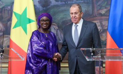 Senegalese Foreign Minister Yacine Fall and Sergey Lavrov, August 28, 2024