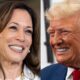 Trump and Kamala Harris