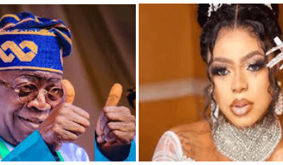 Tinubu and Bobrisky