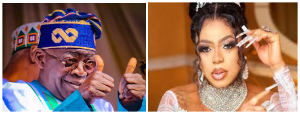 Tinubu and Bobrisky