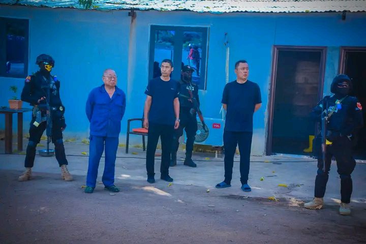 Arrested Chinese
