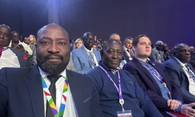 Louis Gouend, founder of Hello Africa, at the first Ministerial Conference, Sochi.