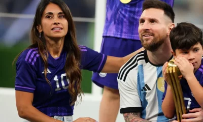 Messi and Antonela Roccuzzo