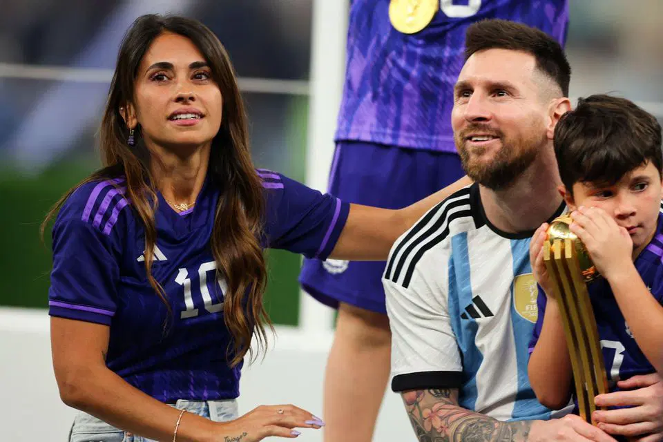 Messi and Antonela Roccuzzo