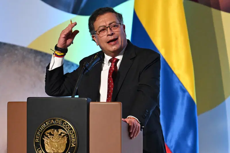 Colombia president Gustavo Petro