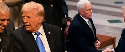 Fmr American Presidents - Trump, Bush and Obama