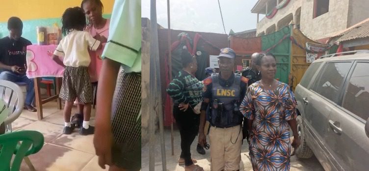 IKORODU - Teacher slaps a 3 year old