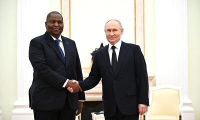 Presidents Touadéra and Putin
