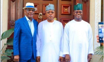 Wike, Ododo and Yahaya Bello
