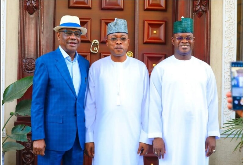 Wike, Ododo and Yahaya Bello