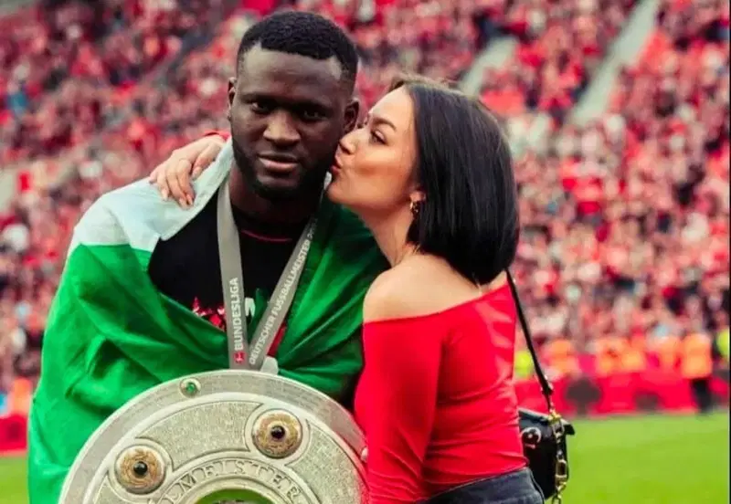 Victor-Boniface-and-Norwegian-girlfriend